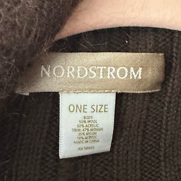 Nordstrom Y2K Whimsygoth Ribbed Waterfall Duster Cardigan Wool Mohair One Size - Picture 5 of 7